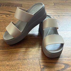 Crocs wedge sandals